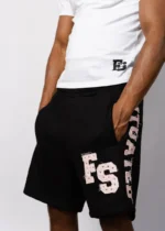 FS Shorts Black & Pink Rhinestone (1)